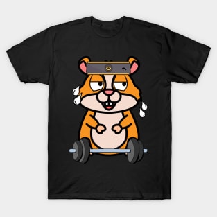 Cute hamster is exercising T-Shirt